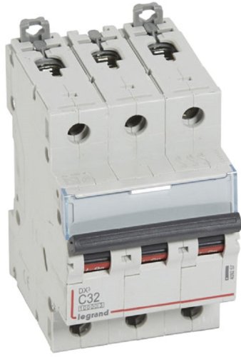 Выключатель автоматический Legrand DX3-E 10000 3п 32А C 16кА картинка